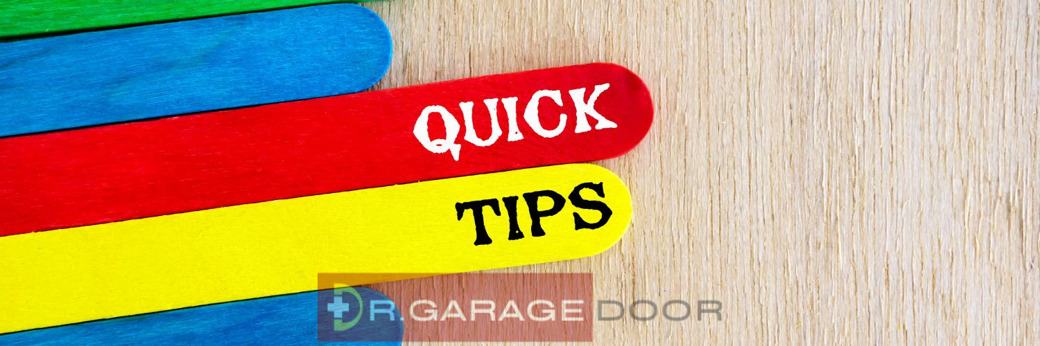 garage door tips