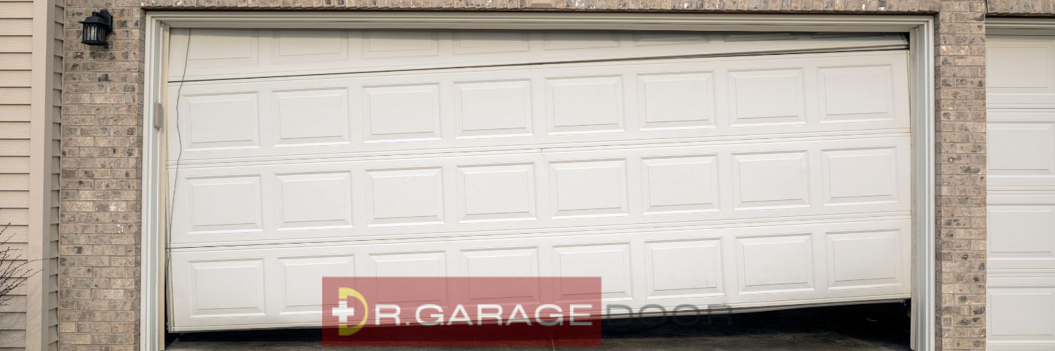 Garage door needs repair