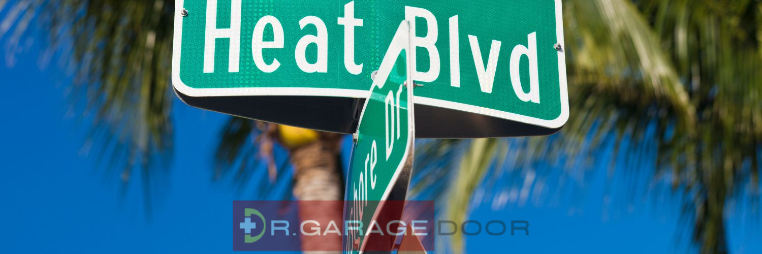 hot weather garage door tips