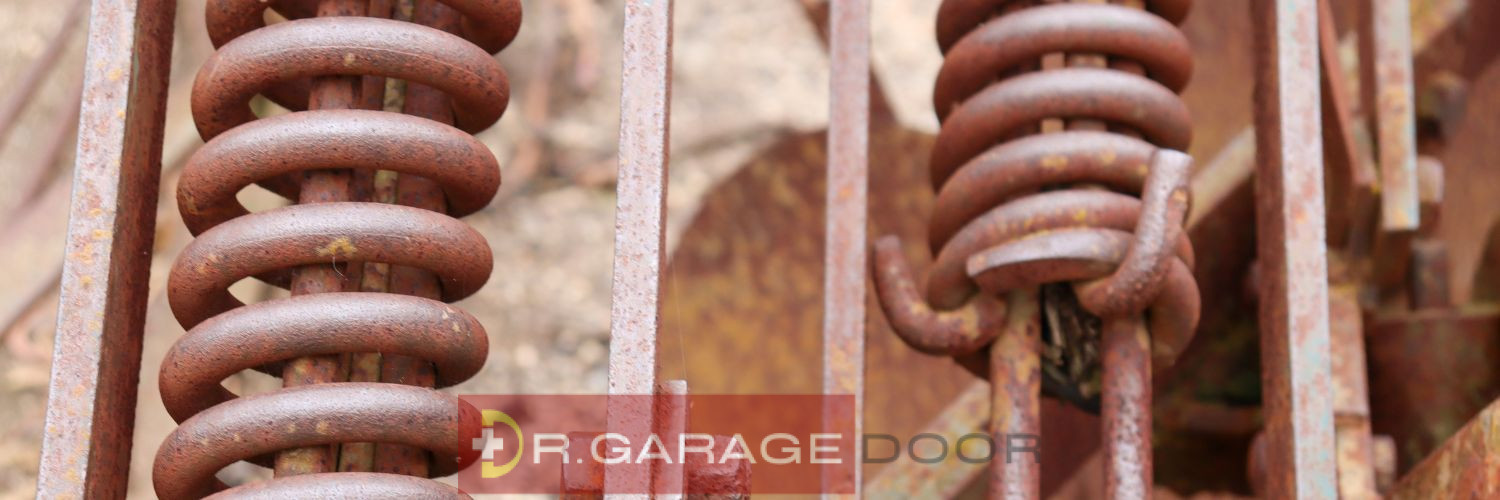 garage door spring rust